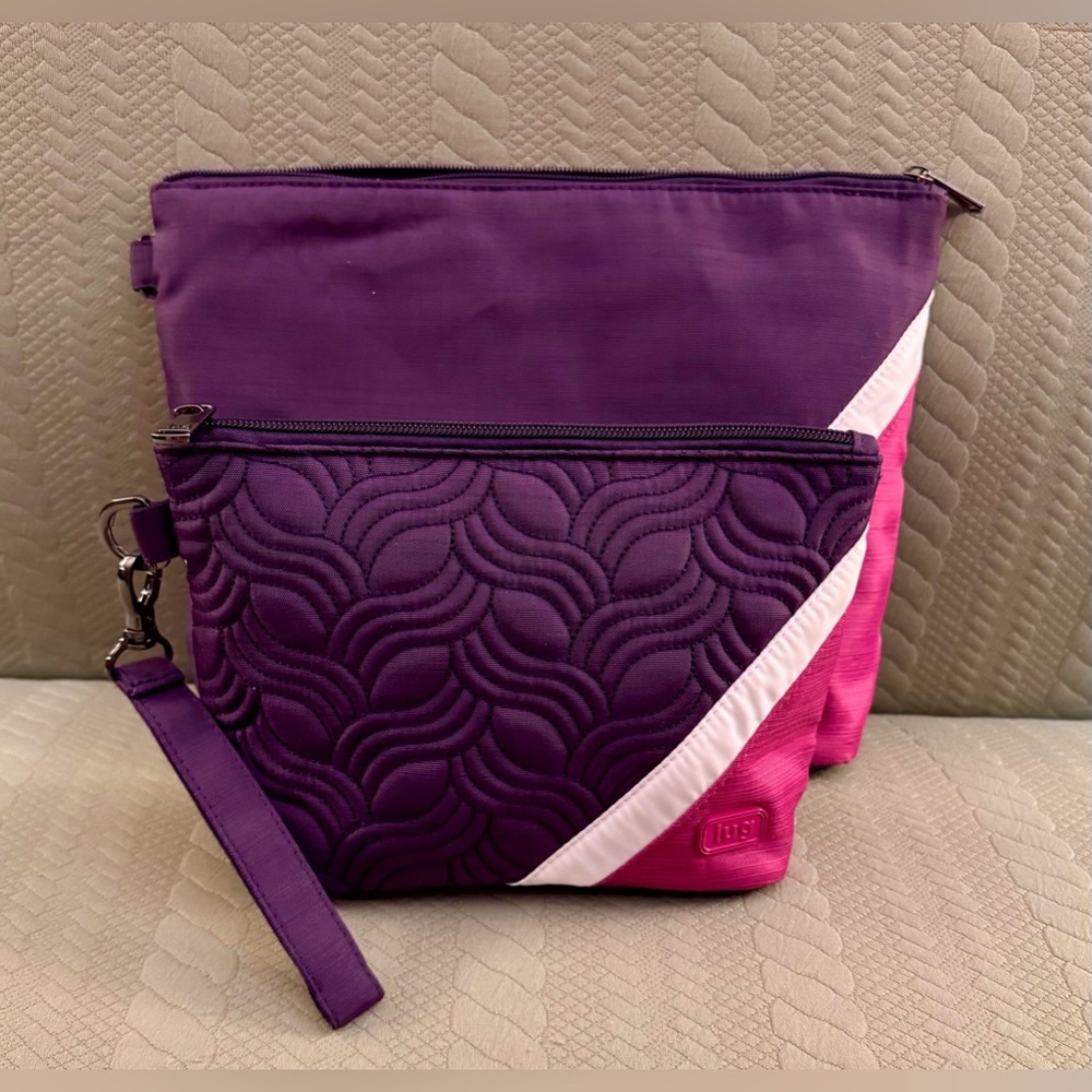 Lug Paddle Pouches 2 Pieces Set Brushed Concord Purple NWOT’s